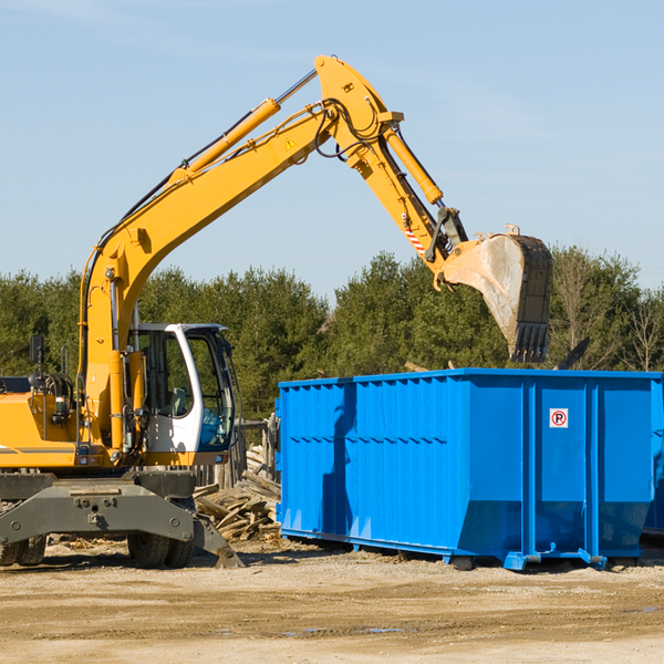 can i rent a residential dumpster for a construction project in Minkler California